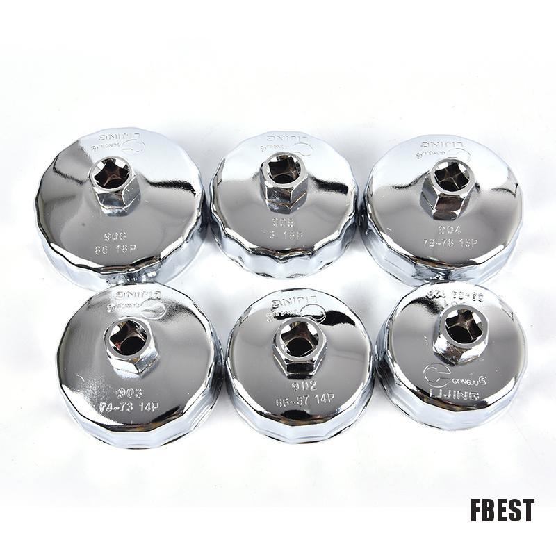 [FBEST] 1/2 Square Drive 65mm~86mm 14 Flutes End Cap Oil Filter Wrench Auto Tool