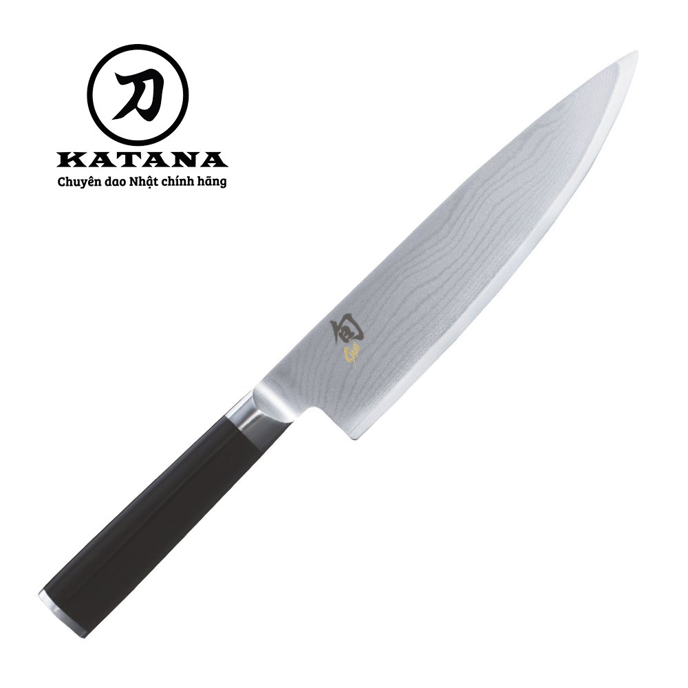 Dao bếp Nhật cao cấp KAI Shun classic Chef thép Damascus 69 lớp DM0706 (200mm)