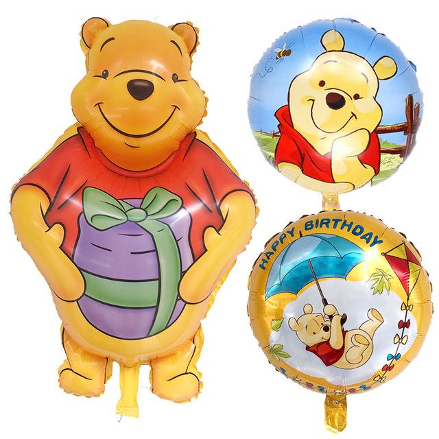 1 Bong Bóng Lá Nhôm Họa Tiết Hoạt Hình Winnie The Pooh Trang Trí Tiệc Sinh Nhật