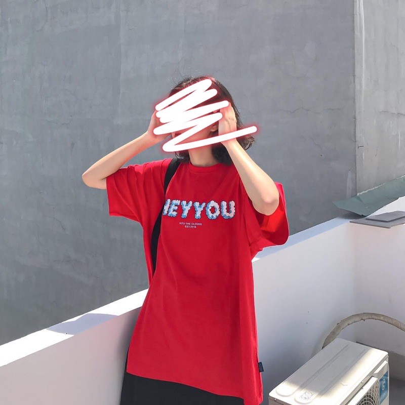 Áo thun❤ Có size tay lỡ Unisex HEYYOU