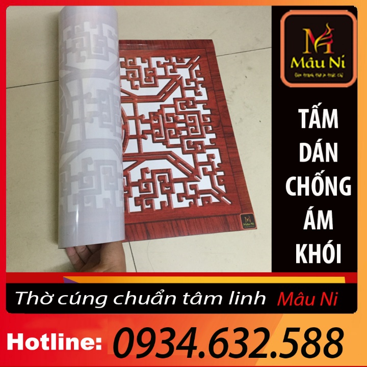 TẤM CHỐNG ÁM KHÓI dán phòng thờ, dán lên trần nhà, không phải khoan [ Đồ trang trí bàn thờ ]