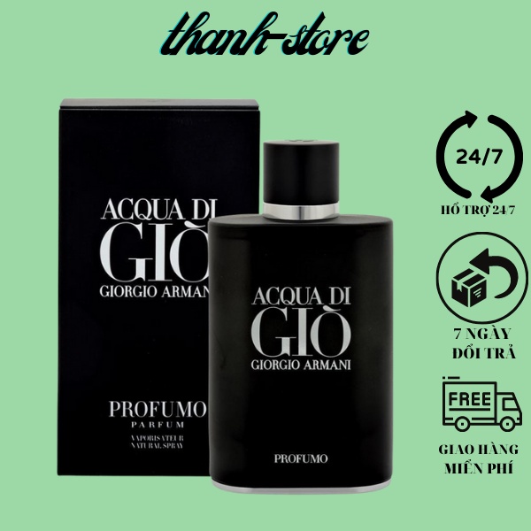 Nước hoa nam dầu thơm nam tính Giò Đen Profumo 100ml ,lưu hương lâu mạnh mẽ cuốn hút.