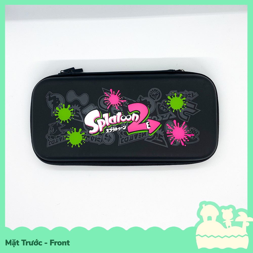 [Sẵn VN - NowShip] Eva Phụ Kiện Túi Lưu Trữ Di Động Cầm Tay Bảo Vệ Nintendo Switch Phong Cách Splatoon 2