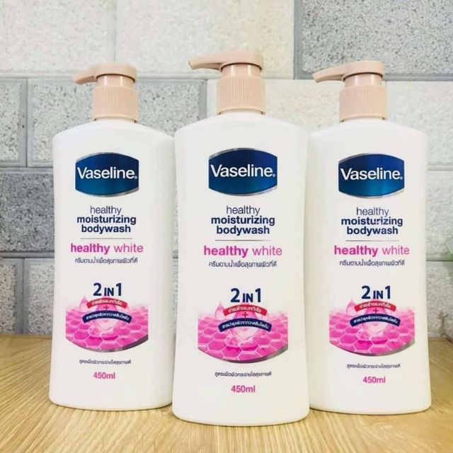 SỮA TẮM DƯỠNG ẨM VASELINE 2 IN 1 450 ML THÁI LAN