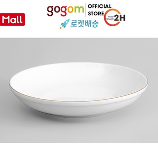 Dĩa sâu sứ viền vàng 12K 20 cm Minh Châu ML018 GOG752