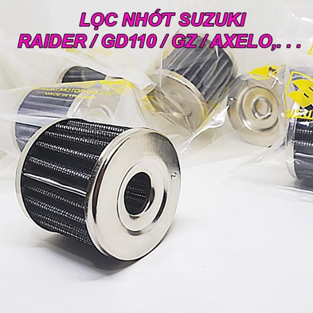 LỌC NHỚT LÕI THÉP SUZUKI RAIDER, GD110,GZ,SATRIA