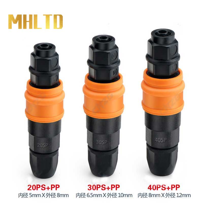 Đầu Nối Ống Khí Nén 1 / 4 "Bằng Nhựa PP20 SP20 PM20 SM20 30 Chuyên Dụng
