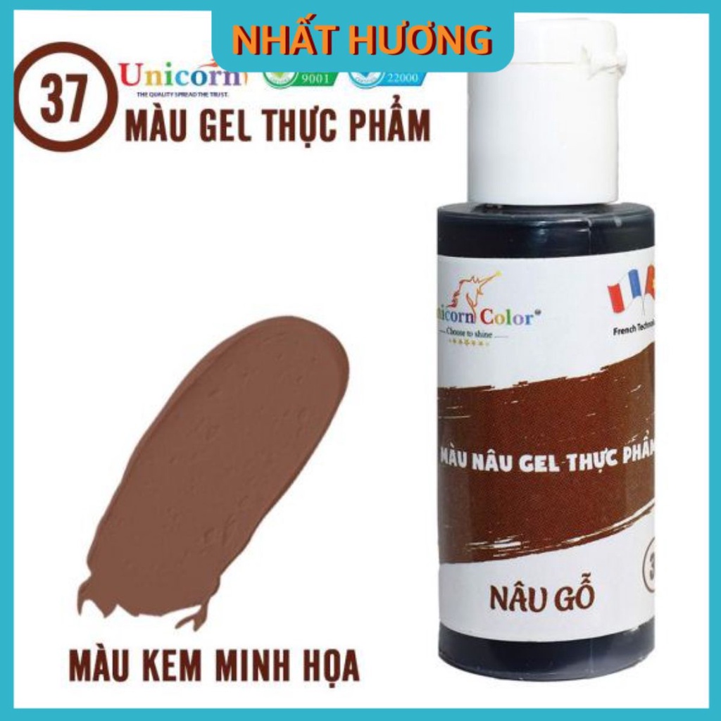 Màu Gel Nâu Gỗ Unicorn D37 28gr