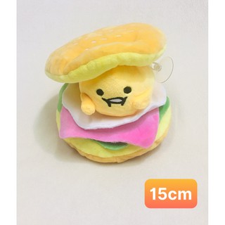 Gấu bông Trứng lười Gudetama bánh mì kẹp thịt siêu dễ thương