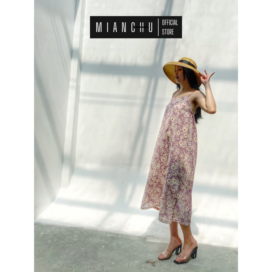Đầm Maxi Hai Dây MIANCHU Vải đũi mền mịn không nhăn D2DFS01 | BigBuy360 - bigbuy360.vn