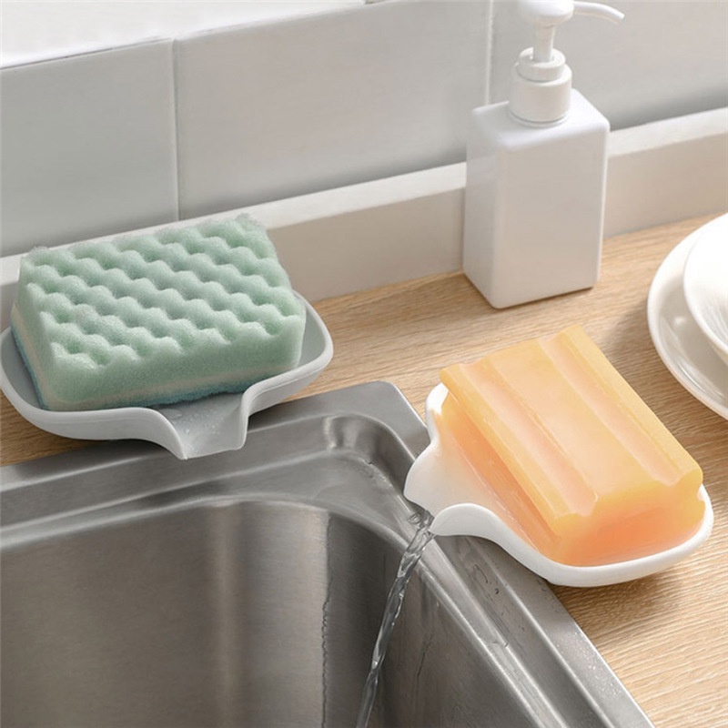 Khay Đựng Xà Phòng/Xà Phòng Bằng Silica Gel Mềm Chống Trượt Có Rãnh Thoát Nước Không Trơn Để Ráo Nước Chất Lượng Cao Cho Nhà Tắm