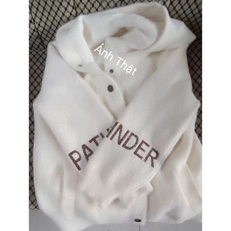 ÁO KHOÁC LÔNG PHỐI LEN CARDIGAN