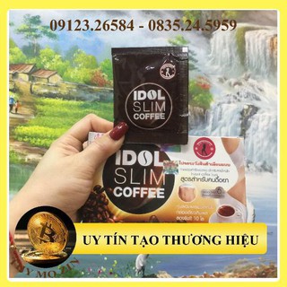 Slim coffee,cà phê idol slim, mẫu cũ -1 hop 10goi x 15g