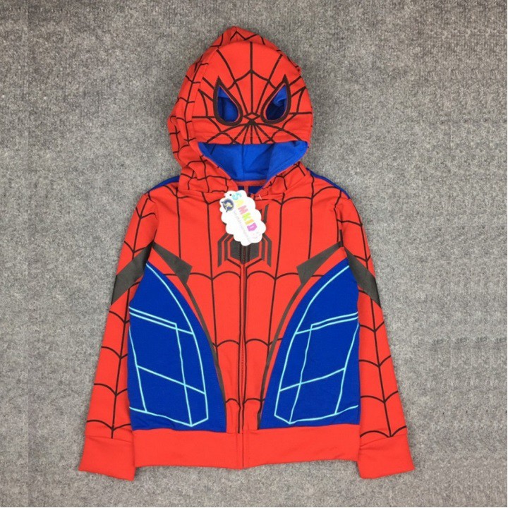 Áo khoác siêu nhân người nhện cho bé trai