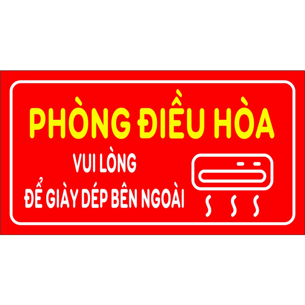 Nhãn dán phòng điều hòa