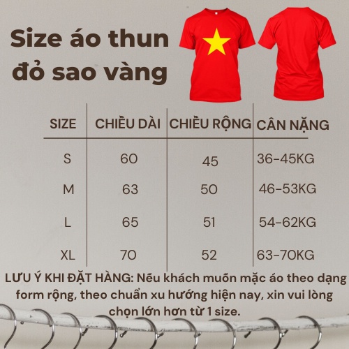 Áo thun cờ đỏ sao vàng Việt Nam chất cotton dày mịn co giãn 4 chiều in decal nhiệt đủ size- Tâm An Sports