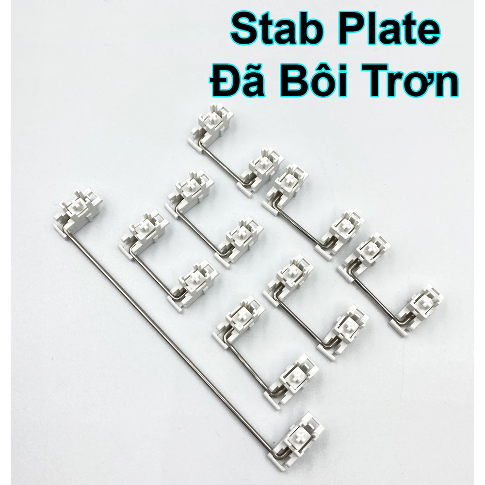 Bộ Stab Thanh Cân Bằng Bàn Phím Cơ Đã Bôi Trơn Loại Stabilizer Plate Mount