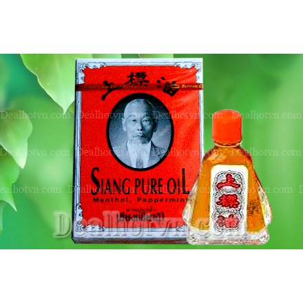 Dầu gió đỏ Siang Pure Oil  ( chữ đen)Thái Lan 7cc