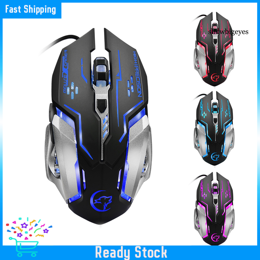 Chuột Gaming Sh-D Ywyt G815 6 Nút Bấm Có Đèn Led Nhiều Màu