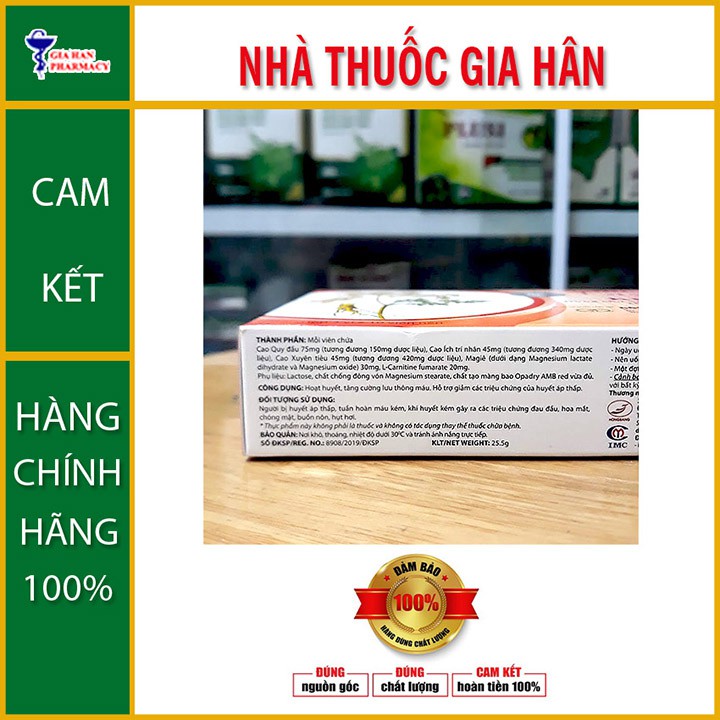 Hồng Mạch Khang - Dành Cho Người Huyết Áp Thấp