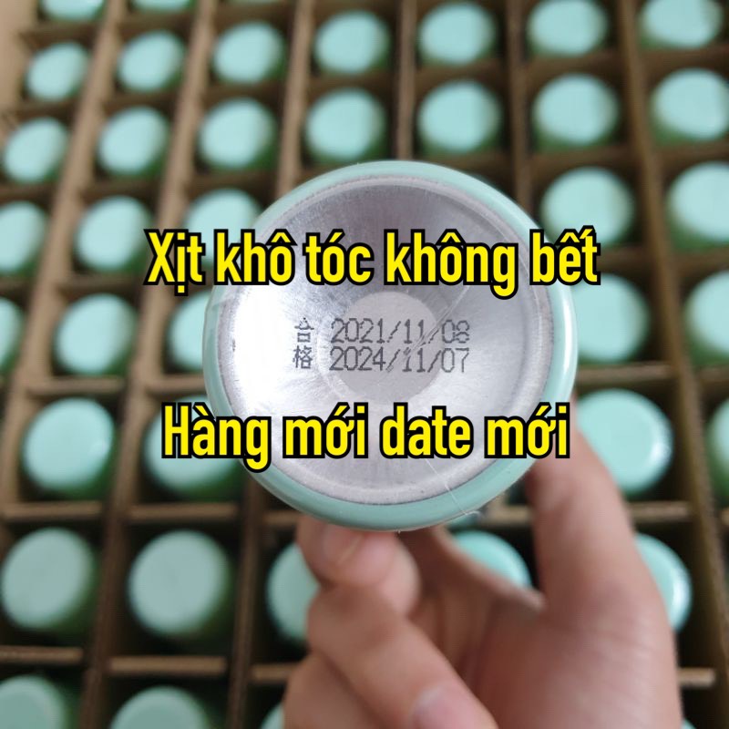 Xịt khô tóc,Dầu gội khô dạng xịt không bết tóc giúp làm sạch tạo phồng tóc tự nhiên