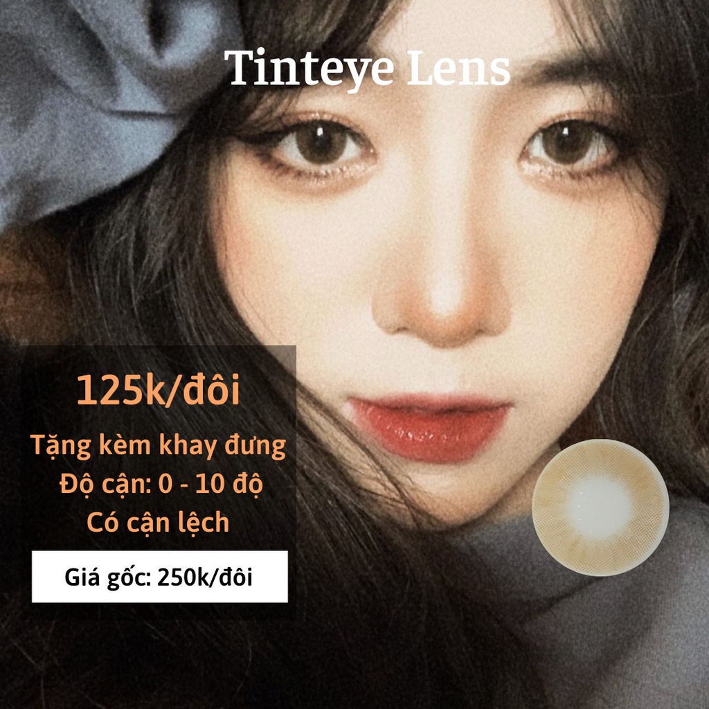 [OFF 50%: 125K/Đôi] 4 mẫu lens giãn tròng tự nhiên đeo hàng ngày Tinteye Lens 0 - 8 độ