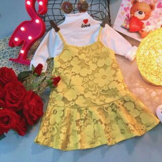 Combo bốn set áo váy love