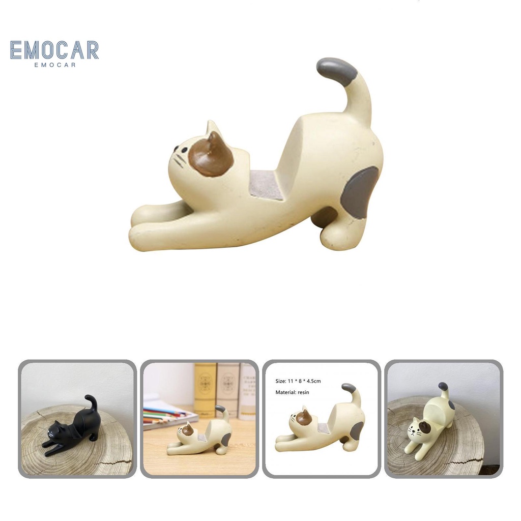 Giá đỡ điện thoại/máy tính bảng mini để bàn hình mèo sáng tạo cho học sinh
