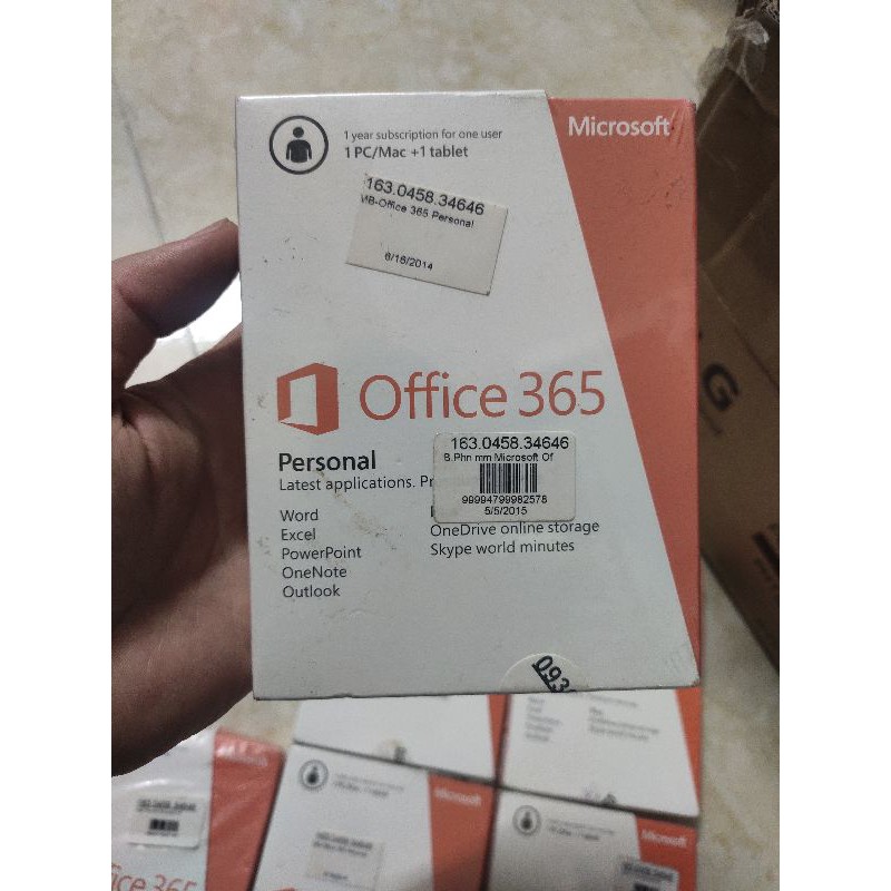 Microsoft office 365 Personal 32/64bit 1 năm 1 user Win/Mac