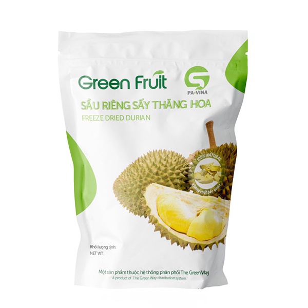 Sầu Riêng Sấy Thăng Hoa Green Fruit 30g date 30 thang 11