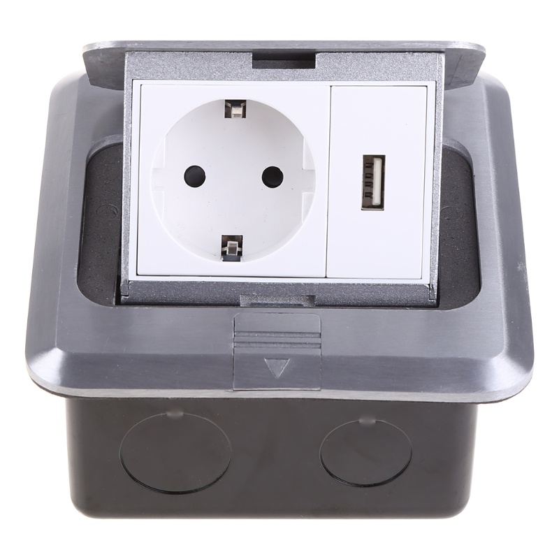 Ổ Cắm Điện USB 16A 125V Chuẩn Châu Âu / Tây Ban Nha