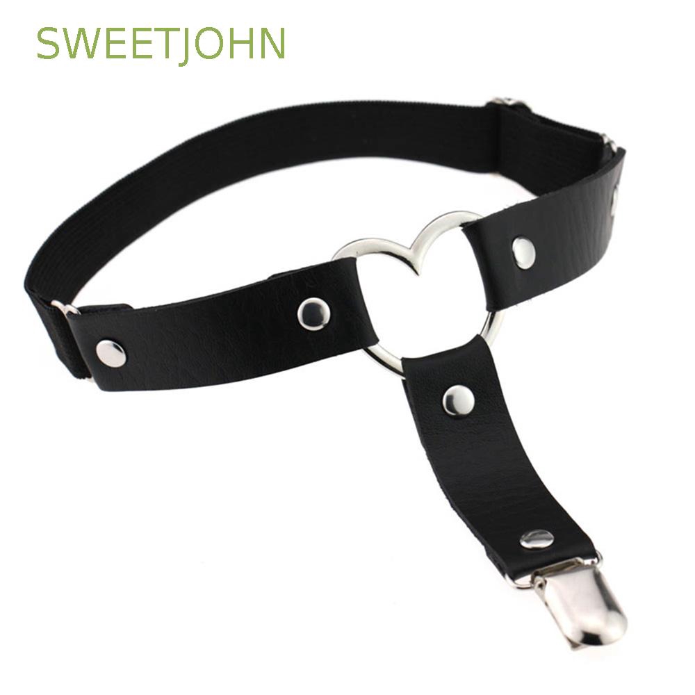 Đai nịt tất vớ đàn hồi hình trái tim phong cách Harajuku gợi cảm