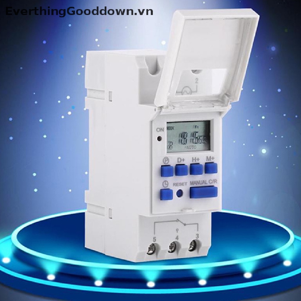 Everthinggooddown thc15a công tắc hẹn giờ kỹ thuật số điện tử điều khiển rơ le 220v 12v 24v 110v