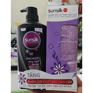 Dầu gội SUNSILK bồ kết 650g ( tặng khăn )