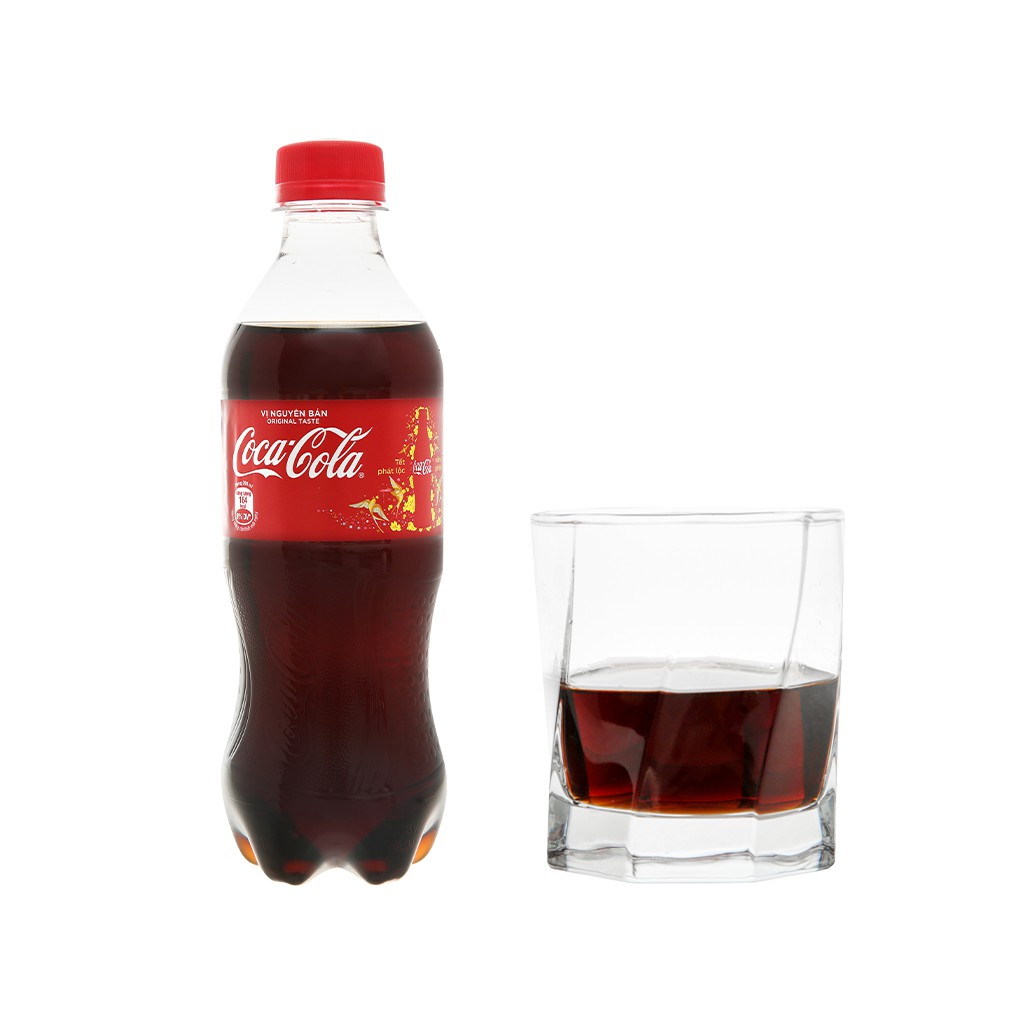 Lốc 24 chai nước ngọt có gas Coca Cola 390ml