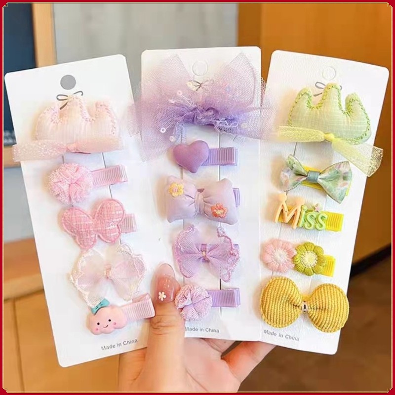 Kẹp Tóc Nhỏ Nhắn Dễ Thương Phong Cách Hàn Quốc Cho Bé Gái