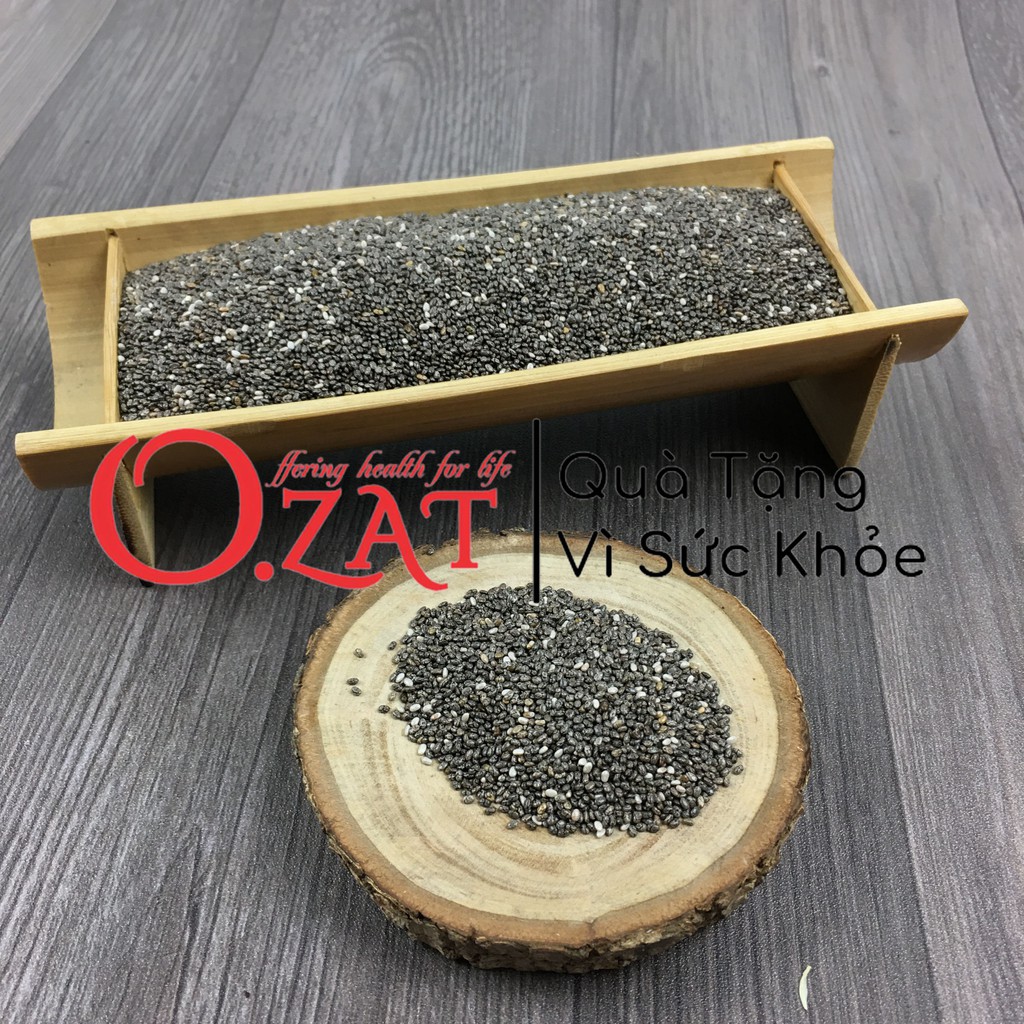 Hạt chia OZAT FOOD 100G - giảm cân hỗ trợ tiêu hóa giải độc cơ thể giúp xương chắc khỏe