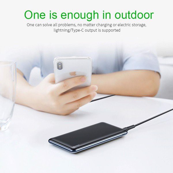 Pin dự phòng sạc nhanh siêu mỏng Baseus Simbo Smart Power Bank 10,000mAh