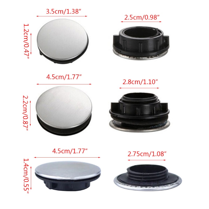 Vỏ Bọc Chặn Lỗ Thoát Nước Bồn Rửa Chén / Nhà Tắm Chống Rò Rỉ Tiện Dụng