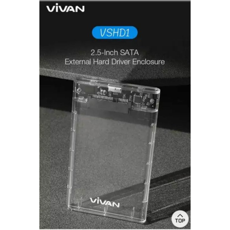 Vỏ Ổ Cứng Ngoài Vivan 2.5 Inch SATA USB 3.0 Ốp