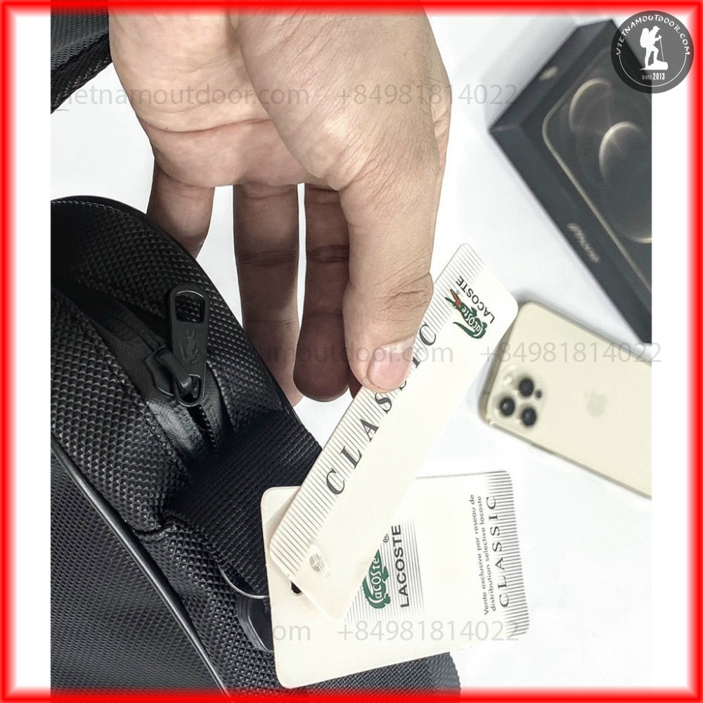 Cặp L,a,c,o,s,t,e logo sắt 2021 BẢO HÀNH TRỌN ĐỜI