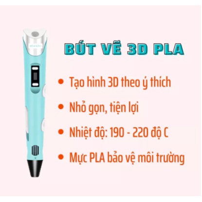 Nhiều quà tặng Bút vẽ 3D kèm sợi tạo mô hình 3 chiều độc đáo, giúp bé phát triển trí tuệ