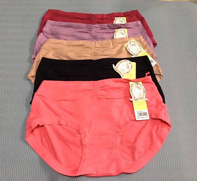 Com bo 5 quần lót cottong mềm cạp cao mã 5509 (loại 1)