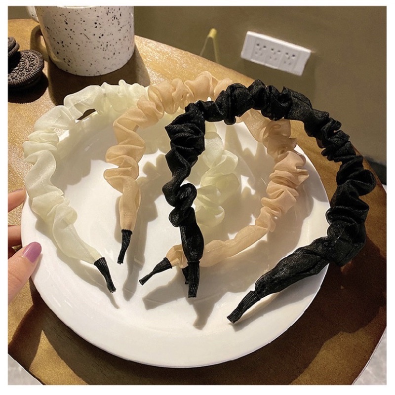 Phôi sườn cài tóc màu bạc LoLi