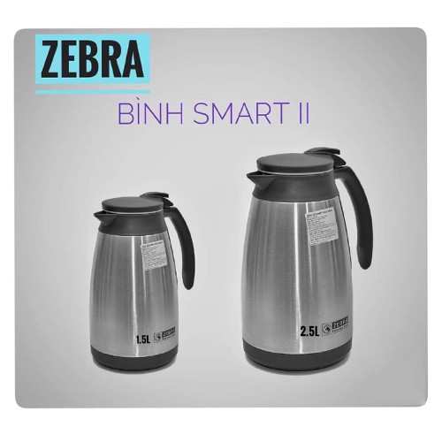 Bình giữ nhiệt Zebra Smart 1L/1.5L/2L - Hàng chính hãng