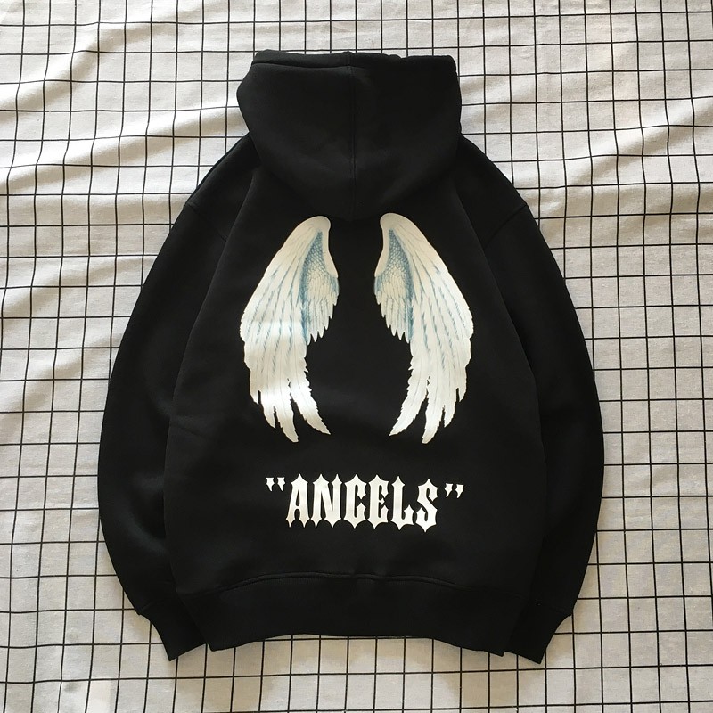 GET 1 BUY 1 ) Hình Thật độc quyền, Bigsize, unisex, ÁO HOODIE IN ĐÔI CÁNH LUCIFER