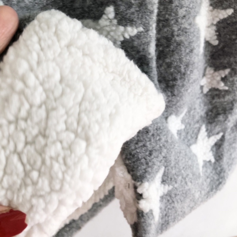 Áo khoác nỉ lót lông bé trai bé gái dày ấm-Amystores