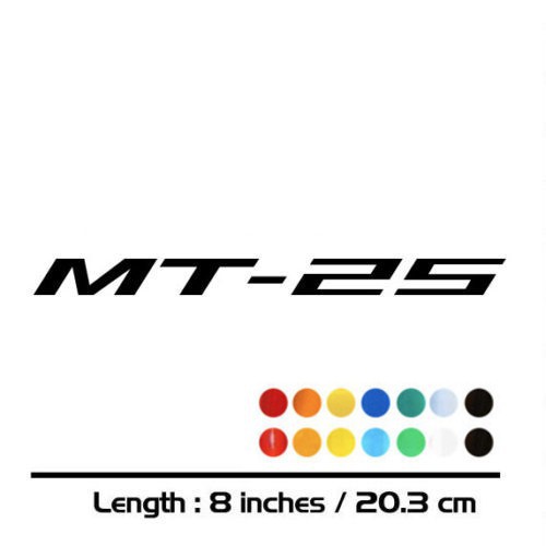 Xe đạp mới Bình xăng Mũ bảo hiểm hành lý MOTO Miếng dán decal cho YAMAHA MT25 MT-25