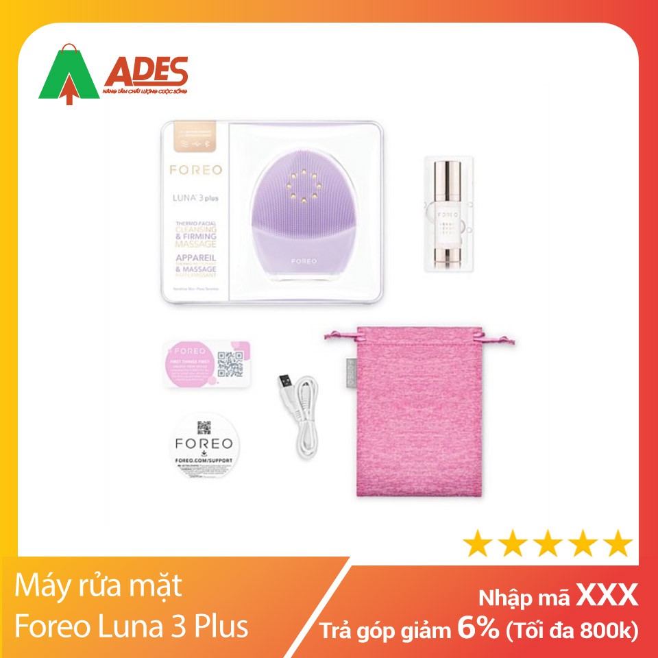 Foreo Luna 3 Plus - Máy rửa mặt Foreo model mới nhất - Bảo hành 2 năm Chính hãng | BigBuy360 - bigbuy360.vn