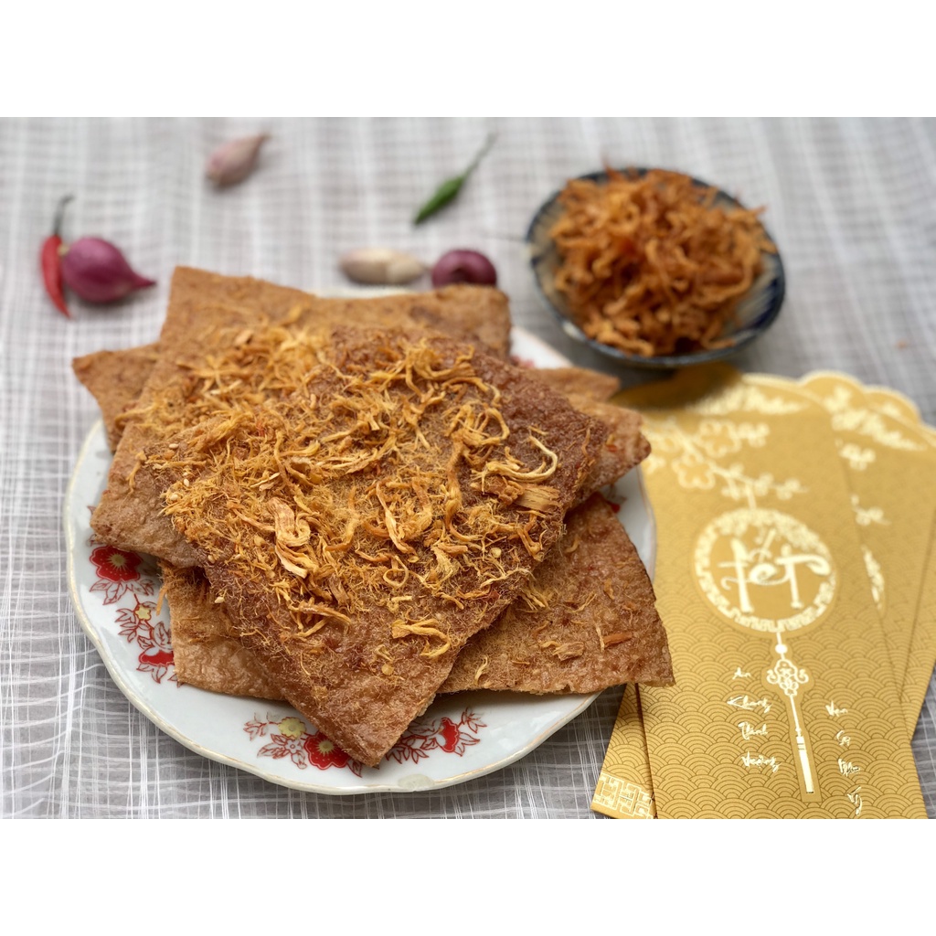 Bánh tráng khô bò Cô Ba món ăn vặt ngon 150g